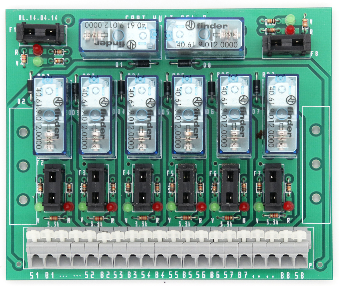 CARTE 8 RELAIS 12V